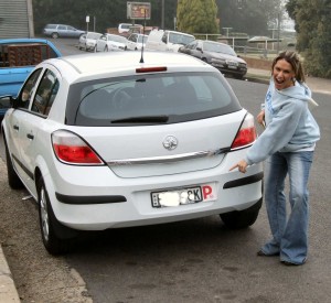 Jenna passed driving test